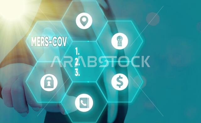 كتابة يدوية توضيحية تُظهر مفهوم مرض ميرس كوف. ويعني هذا المفهوم مرضًا تنفسيًا فيروسيًا تم الإبلاغ عنه لأول مرة في المملكة العربية السعودية. كتابة يدوية توضيحية تُظهر مفهوم مرض ميرس كوف. ويعني هذا المفهوم مرضًا تنفسيًا فيروسيًا تم الإبلاغ عنه لأول مرة في المملكة العربية السعودية.
