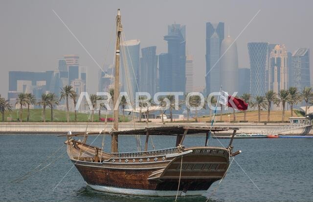 Located at the Eastern side of the Corniche, the Dhow Harbour is one of the main landmarks of Doha, and show a full display of traditional boats