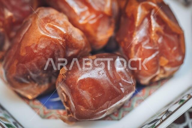 Delicious fresh and sweet Sukkari dates from Saudi Arabia