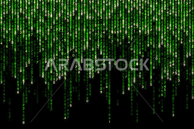 Matrix coding background, backgrounds, digital data, codes and algorithms, programming languages, developing and building websites and electronic applications, hacker, holographic electronic cells, technological digital background