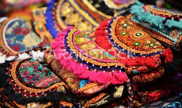 fine fabrics in the oriental markets
