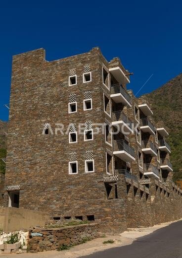 Rijal Almaa heritage village hotel, Asir province, Rijal Alma, Saudi Arabia
