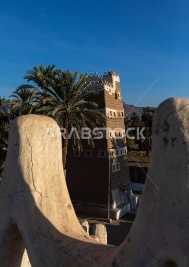 بيت طيني تقليدي قديم، منطقة نجران، نجران، المملكة العربية السعودية