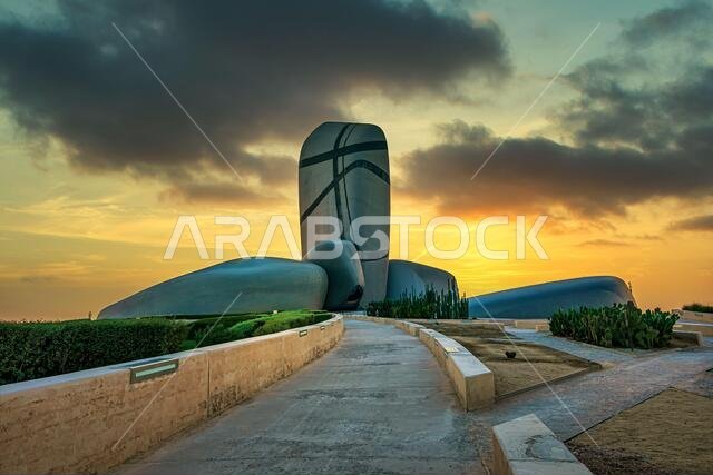 King Abdulaziz Center for World Culture (Ithra) City :Dammam, Country : Saudi Arabia. Photo was taken on Month of February 8th 2020.
