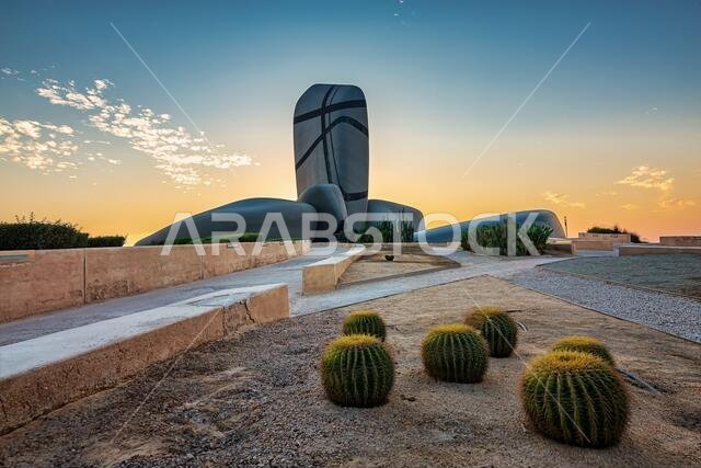 King Abdulaziz Center for World Culture (Ithra) City :Dammam, Country : Saudi Arabia. Photo was taken on Month of February 8th 2020.