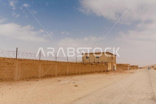 An abandoned poultry farm in Khafs Daghrah, Saudi Arabia