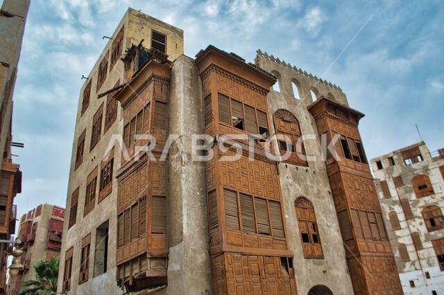 Islamic ancient Architecture of Balad city in Jeddah, Saudi Araiba