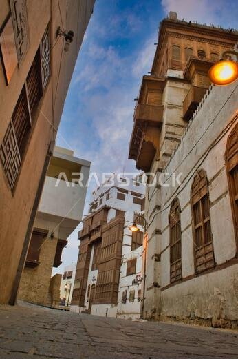 Islamic ancient Architecture of Balad city in Jeddah, Saudi Araiba
