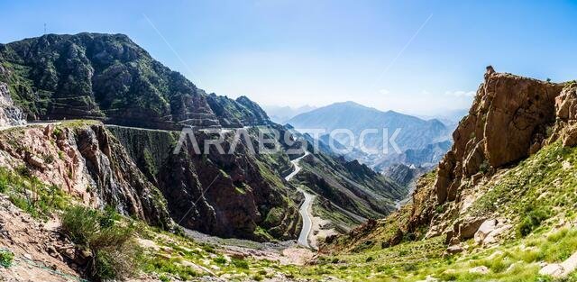 Landscape and terrine of Saudi Arabian desert