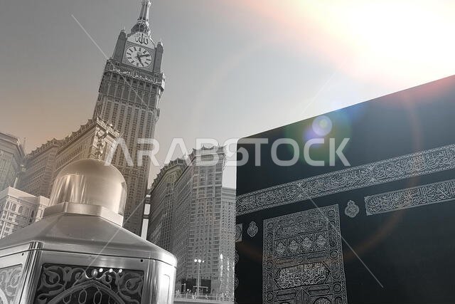 مكة المكرمة، المملكة العربية السعودية، سبتمبر 2016 - تجمع الحجاج المسلمون من جميع أنحاء العالم لأداء العمرة أو الحج في المسجد الحرام بمكة المكرمة