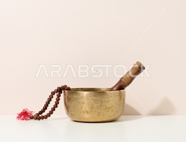 Brass Singing Bowl Handmade Musical Instrument Singing Bowl Handmade Meditation Acoustic Bowl