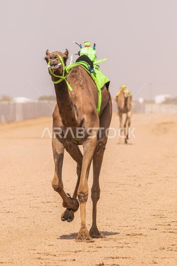 Camel Racing in Taif, Saudi Arabia