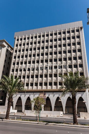 A modern office building on the King Saud Road, Riyadh