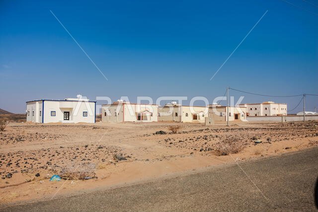 Residential units in the suburb of Umm Aldoom, Saudi Arabia