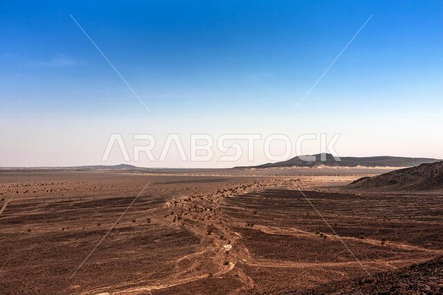 منظر جوي لحقل حرة كشب البركاني، منطقة مكة المكرمة، المملكة العربية السعودية