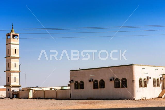 A mosque in a small village of Mraan, Makkah Province, Saudi Arabia