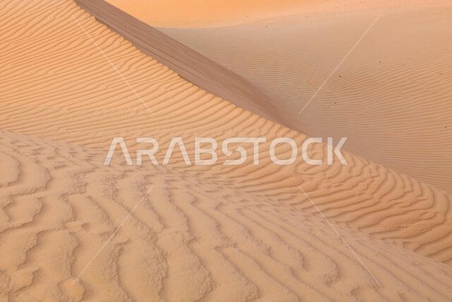 الكثبان الرملية في الربع الخالي