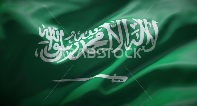 العلم الرسمي للمملكة العربية السعودية.