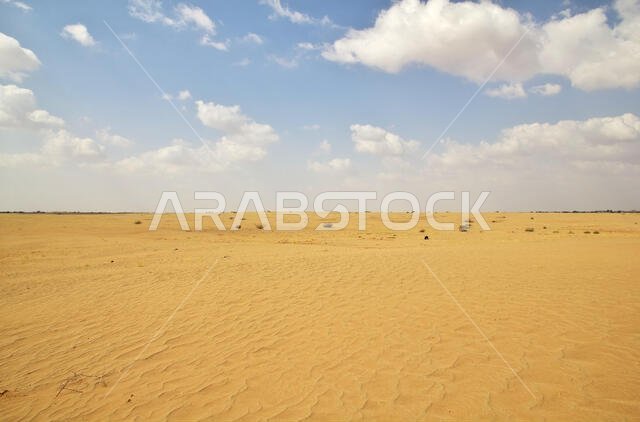 Dunes of sand in the desert, Yemen