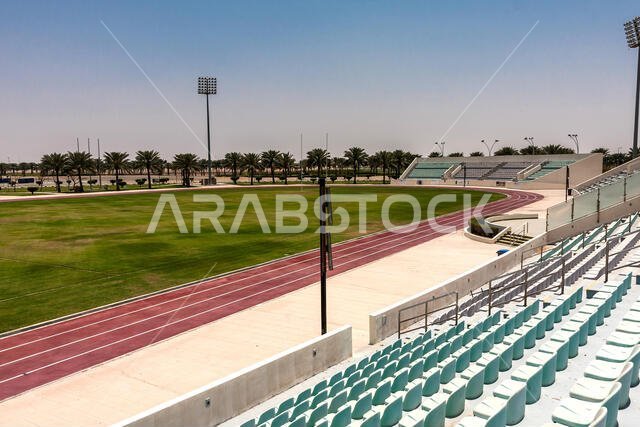 The stadium in the campus of the King Abdullah University of Science and Technology, Thuwal, Saudi Arabia The stadium in the campus of the King Abdullah University of Science and Technology, Thuwal, Saudi Arabia