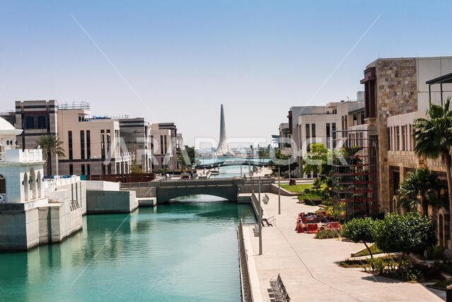 القناة في حرم جامعة الملك عبد الله للعلوم والتقنية، ثول، المملكة العربية السعودية