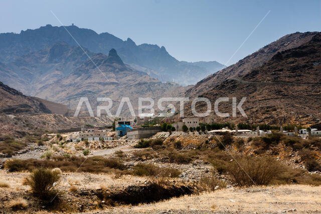 منتزه الطائف المائي في الجبال القريبة من مدينة الطائف، المملكة العربية السعودية