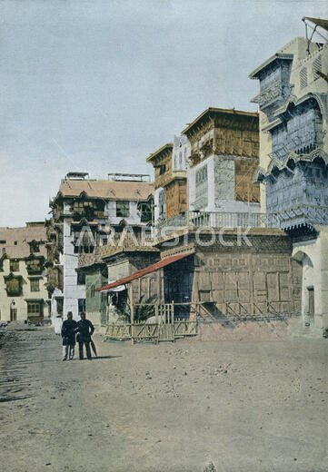 مشهد شارع، مدينة ساحلية، 1900