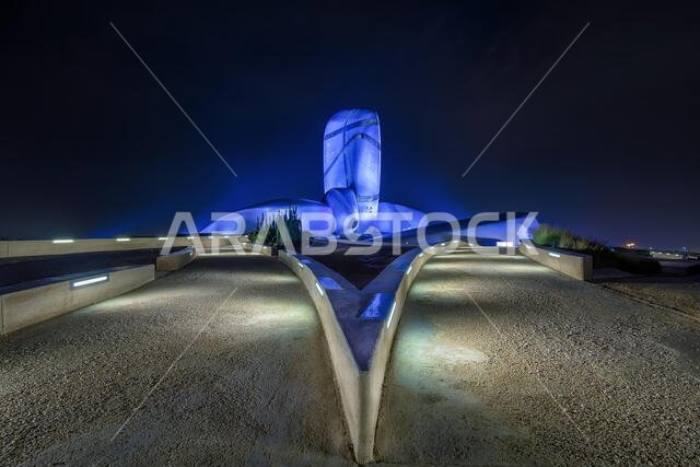 مركز الملك عبد العزيز العالمي للثقافة (إثراء)، مدينة الدمام، المملكة العربية السعودية. تم التقاط الصورة في 23 نوفمبر 2018.
