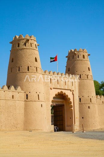 Famous Jahili fort in Al Ain oasis, United Arab Emirates