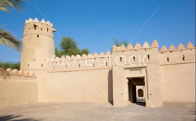 Famous Jahili fort in Al Ain oasis, United Arab Emirates