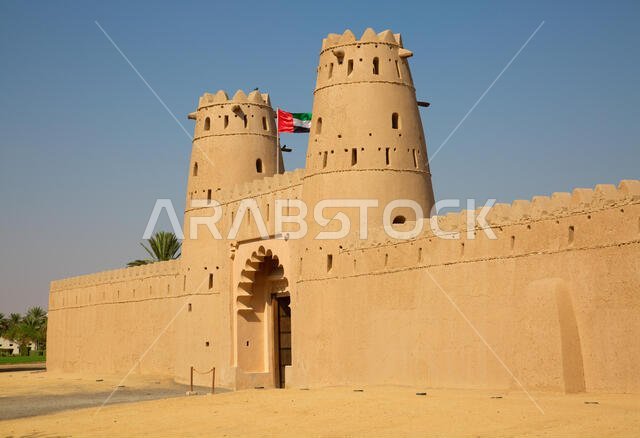 Famous Jahili fort in Al Ain oasis, United Arab Emirates