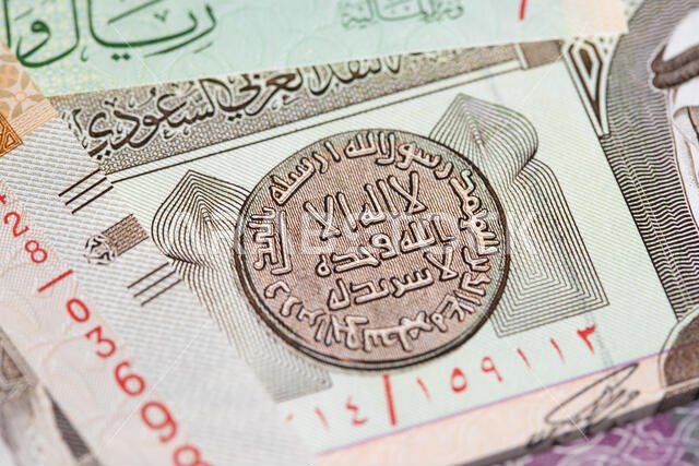Collection of Saudi Arabia Riyal banknotes