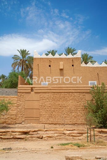شوارع مدينة الدرعية القديمة بالقرب من الرياض، المملكة العربية السعودية