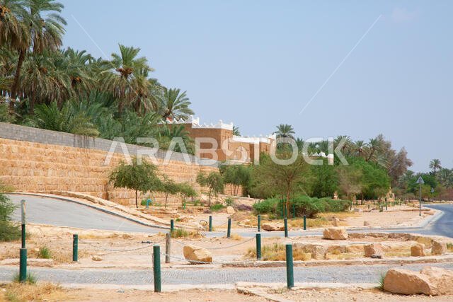 Streets of the old city Diriyah near Ar Riyadh, Kingdom of Saudi Arabia