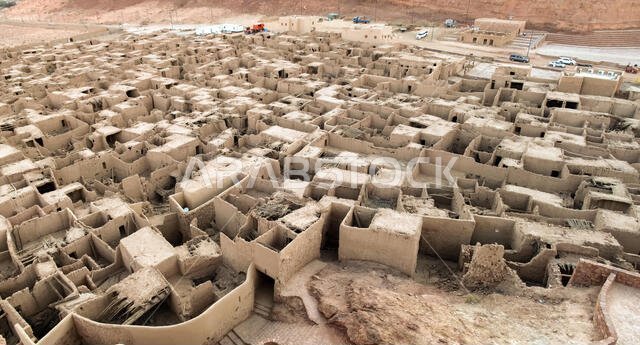 Remains of the ancient city of  Al- ´Ula near Madain Saleh in Saudi Arabia (KSA)