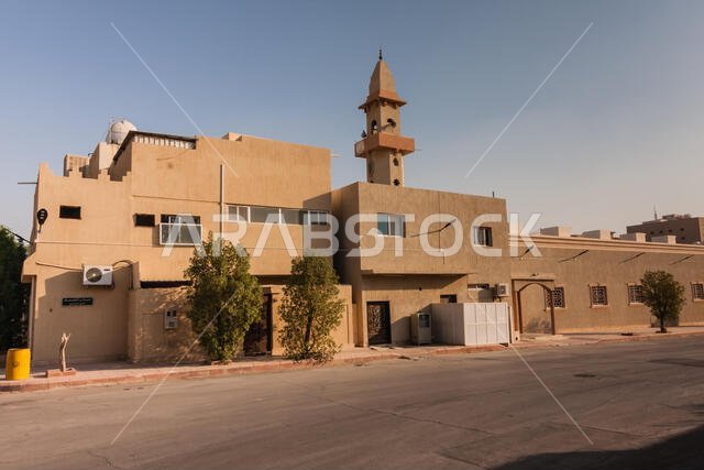 مسجد خيل المربع من شارع الحسنة، الرياض