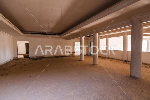 التصميم الداخلي للفيلا الفاخرة المهجورة في الرياض