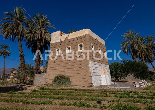 البيت الطيني القديم التقليدي، منطقة نجران، نجران، المملكة العربية السعودية