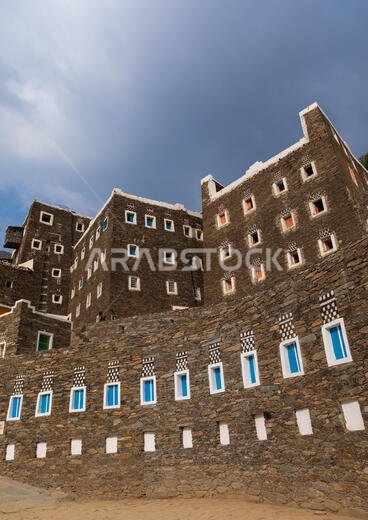 Rijal Almaa heritage village, Asir province, Rijal Alma, Saudi Arabia