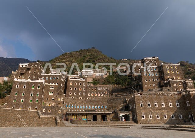 Rijal Almaa heritage village, Asir province, Rijal Alma, Saudi Arabia