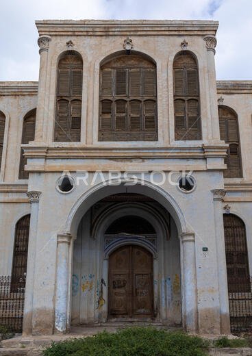 مدخل منزل بوجاري، منطقة مكة المكرمة، الطائف، المملكة العربية السعودية