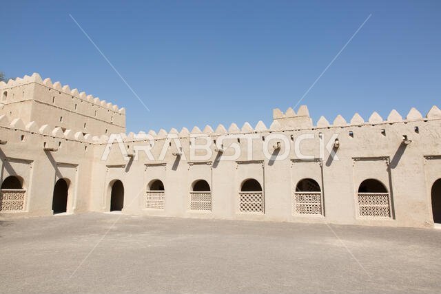 Famous Jahili fort in Al Ain oasis, United Arab Emirates