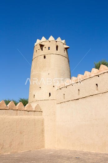 Famous Jahili fort in Al Ain oasis, United Arab Emirates