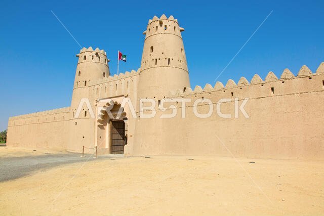 Famous Jahili fort in Al Ain oasis, United Arab Emirates