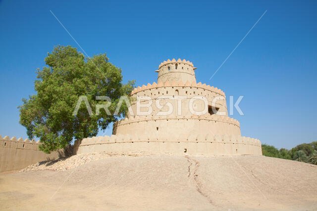 Famous Jahili fort in Al Ain oasis, United Arab Emirates