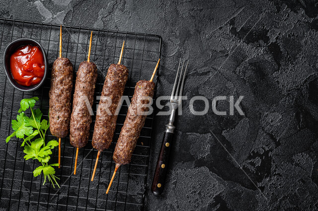 صورة لاسياخ الكباب اللذيذة، وجبة مشاوي، وجبات الطعام الشهية، مطاعم ...