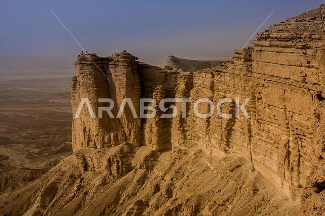 حافة العالم، وجهة سياحية شهيرة بالقرب من الرياض، المملكة العربية السعودية