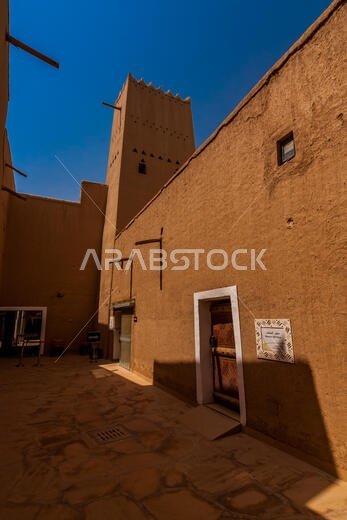 أحد الممرات الداخلية لقلعة المصمك، الرياض