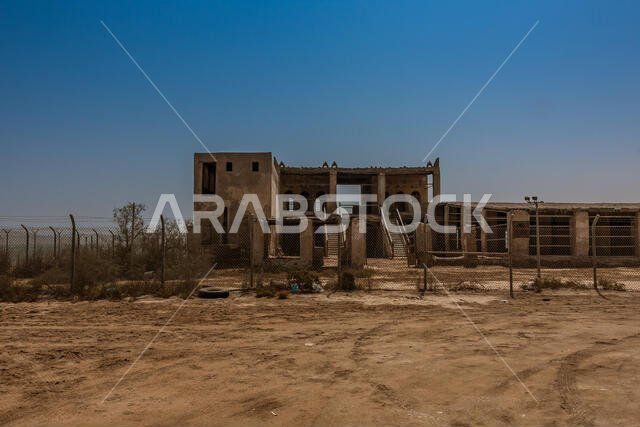 The ruins of the former Ottoman sea port and customs in Al Ahsa, Saudi Arabia