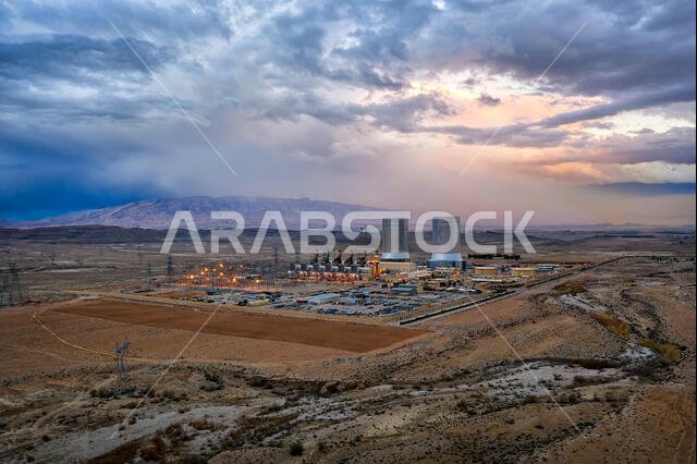 Power Plant in the South of Iran taken in January 2019 taken in hdr